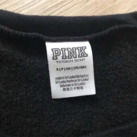 Plaid PINK Label Black Victorias Secret Lightweight Crewneck Holiday Sweater - Picture 3 of 3